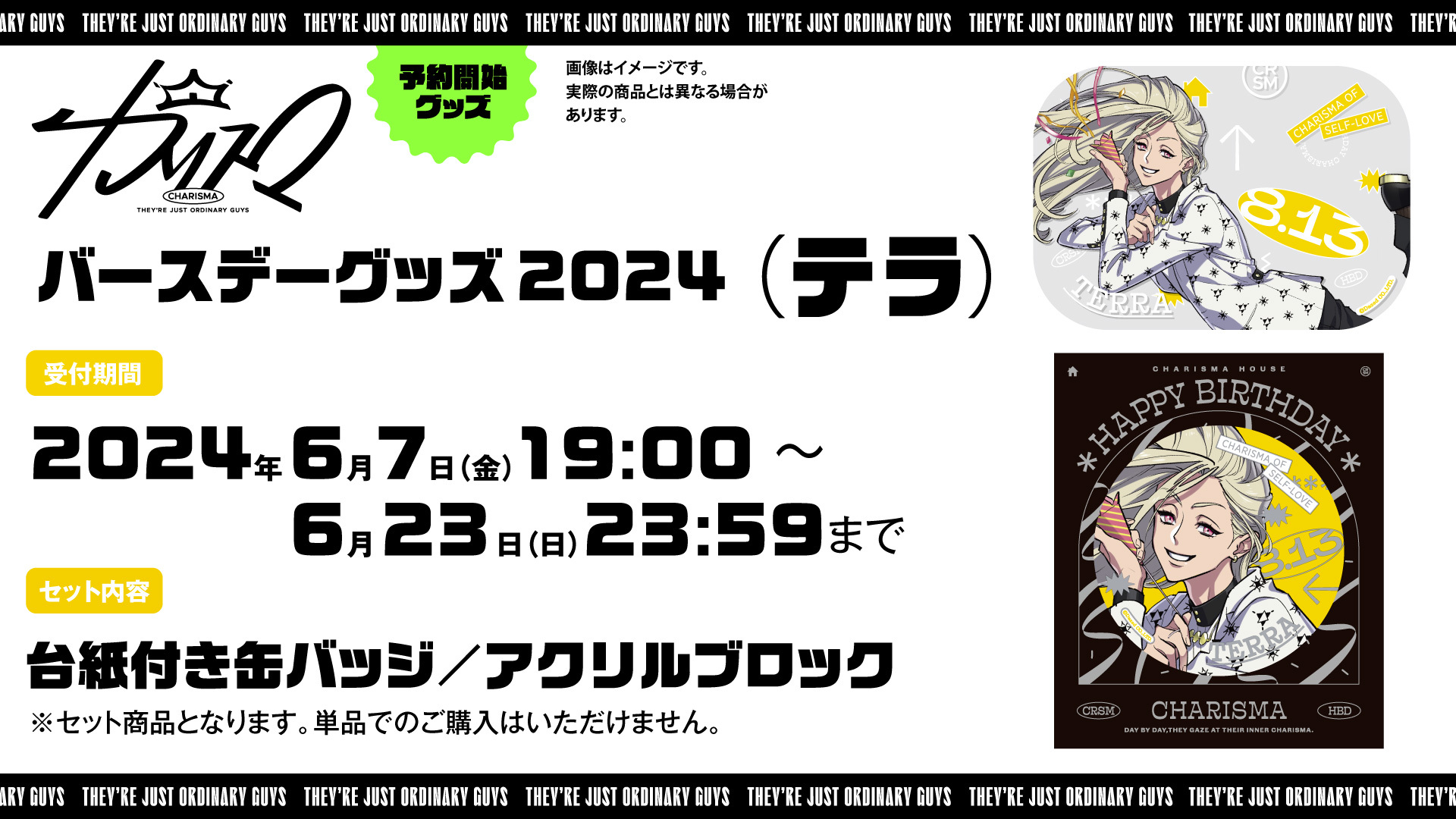 カリスマ テラ 2周年 缶バッジ 41個 カリスマ テラ 2周年 缶バッジ 41個