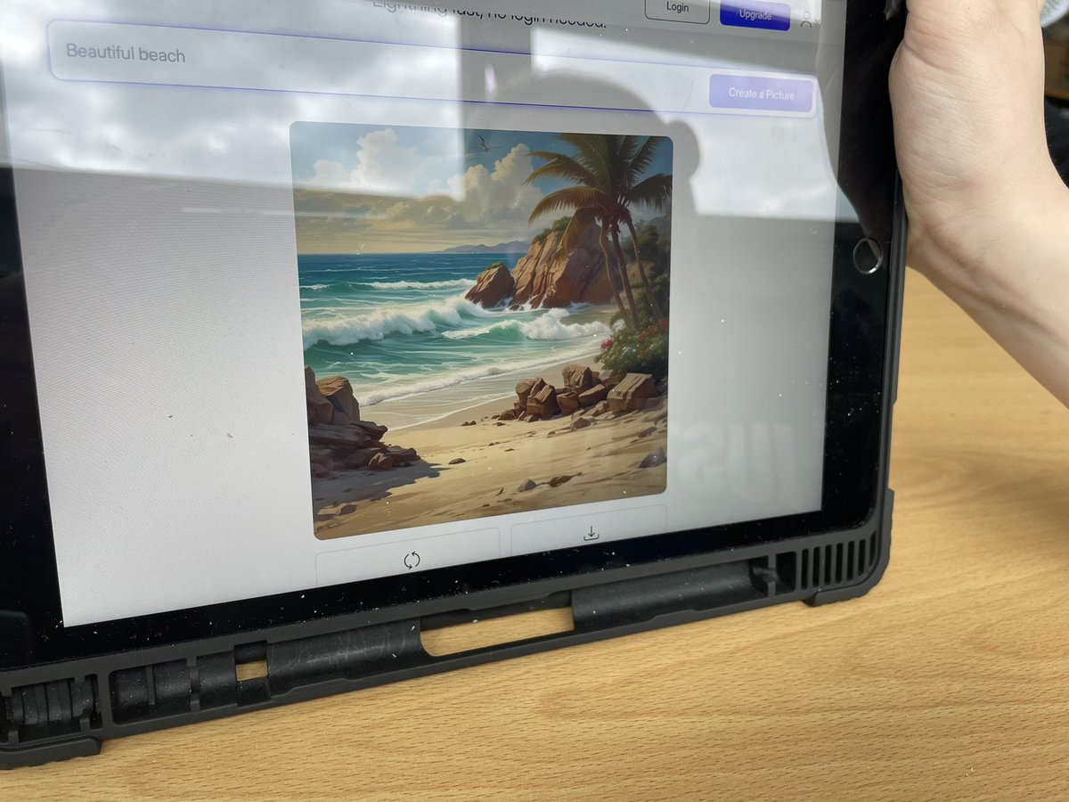BrainstormTeach's tweet photo. Year 4 at Penygarn School used AI to generate images. They then wrote descriptions of the images they created. 😃@penygarnschool https://t.co/0fqqxQ42Lx