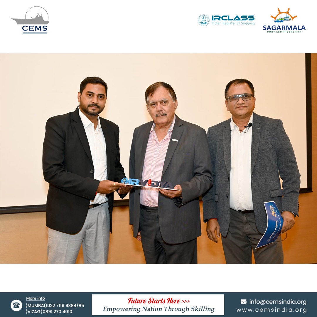 cems_in's tweet photo. Celebrating #WorldEnvironmentDay! 🎉 CEMS presents a 3D-printed logo of IRCLASS Knowledge Portal, IRVIDYA, made from biodegradable materials at CEMS Vizag. Presented to Shri Arun Sharma, Executive Chairman of Indian Register of Shipping & CEMS Chairman. @irclass #CEMS #IRCLASS https://t.co/BwefxH3PXK