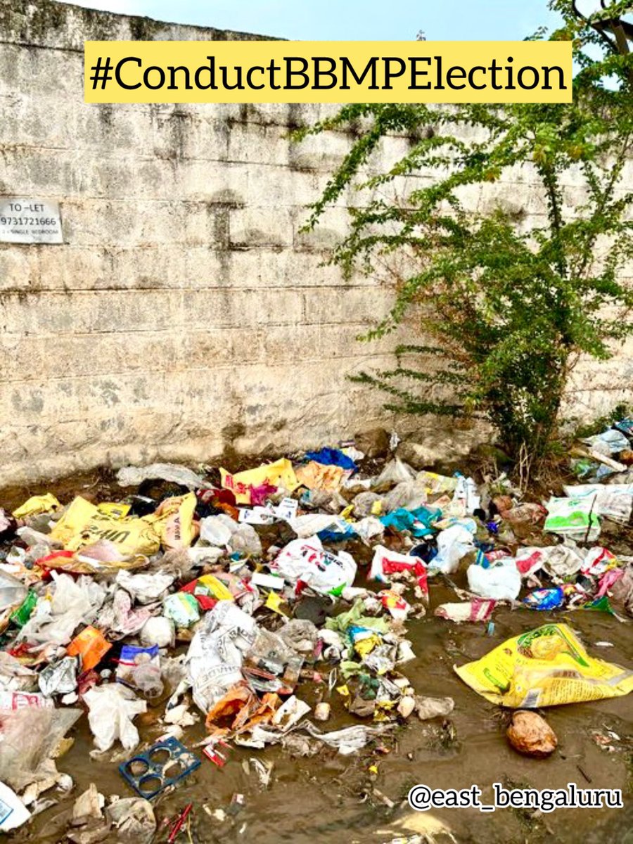 CivicOp_india's tweet photo. Subject: Urgent Request to Conduct BBMP Election | Day 3 Demand

Respected @siddaramaiah, @DKShivakumar,

Garbage is plaguing Bengaluru. BBMP hardly collects garbage! One of our volunteers reached out to a local MLA to help with the regular collection of garbage in his area. He was scolded by the MLA, who said his job is not to collect garbage, but to make laws. If the MLA can't help, who will collect the garbage in the absence of elected BBMP corporators? We don't want to ask @osd_cmkarnataka for garbage collection.

Please conduct BBMP elections and transfer some power back to the citizens' hands. It's painful to see such lows in our #NammaBengaluru.

Yours sincerely,

Citizens of East Bengaluru  
#ConductBBMPElection  
#BrandBengaluru