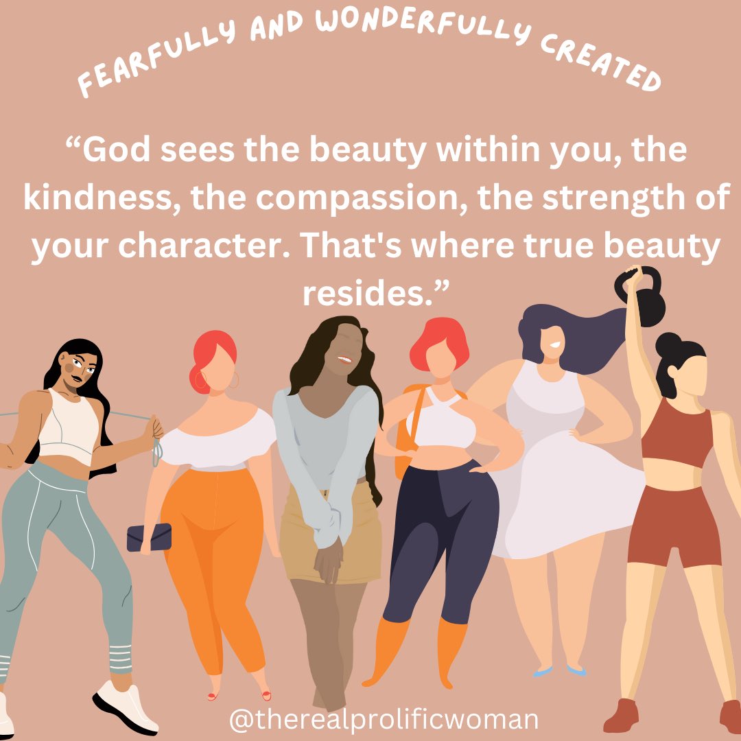 trProlificWoman's tweet photo. It must flow from the inside out 🤩🤩

#christianwomen #therealprolificwoman #christianwoman #christianwomanhood #christianwomenleaders #christianwomencommunity #selflove #beautystandards #empowerment #confidence #bodyimage #faith #modesty #acceptance #trend https://t.co/HCv0vXEeNq
