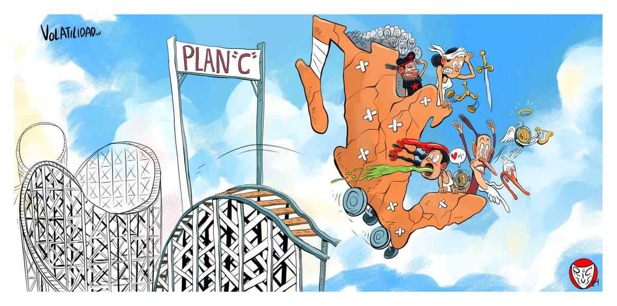 monerorictus's tweet photo. "Volatilidad" Cartón publicado en @ElFinanciero_Mx https://t.co/MPtmuwgYVw