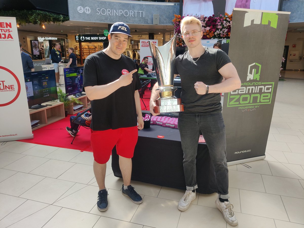 Kukas se täällä? FELin kaksinkertainen mestari <a href="/sLowiCSGO/">Olli Pitkänen</a> 

Koskikeskuksessa tällä hetkellä pelit käynnissä, tule paikkalle fiilistelemään tunnelmaa 🎮

#Lastonline