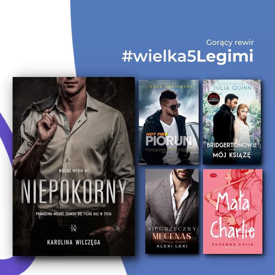 #małacharlie w wielkiej 5 Legimi 🌸 jeszcze szaleni 🩷
