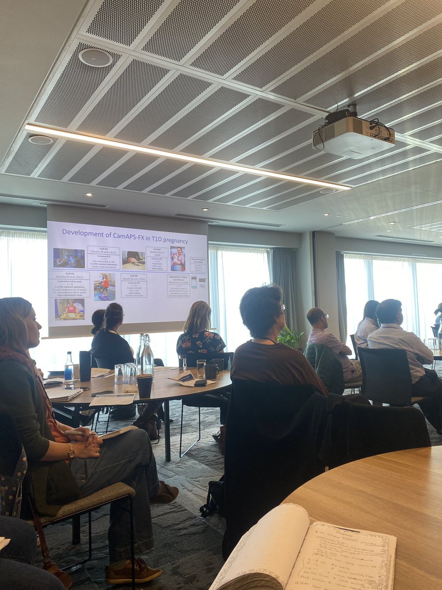 Start of Day 2 Cambridge Pump course with Prof Helen Murphy talking pregnancy 🤰and Hybrid closed loop 👶🏻