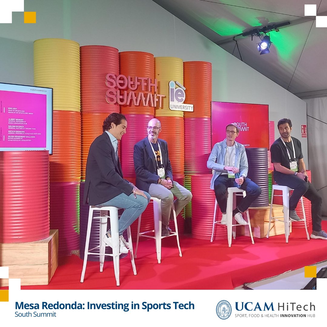 🚀 Ayer UCAM HiTech estuvo presente en la mesa redonda "Investing in Sports Tech" en el South Summit 2024. 💥 

Javier Fernández Gallardo, asesor de UCAM HiTech y director de Inversiones en <a href="/InnoventuresC/">Innoventures Capital</a> , representó el Hub de innovación y aceleración empresarial de <a href="/UCAM/">UCAM Universidad</a>  y