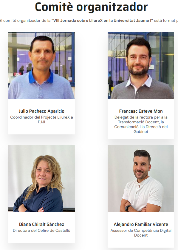 juliopachecoa's tweet photo. La semana que viene (12/06) tenemos #ujilliurex un año más https://t.co/dBdOAohxxk en la @UJIuniversitat. Todo el equipo @LliureX de la @GVAeducacio viene a contarnos cosas. Tendremos tambien a @GvaSomFP comentando novedades. https://t.co/FoJx6p0lio