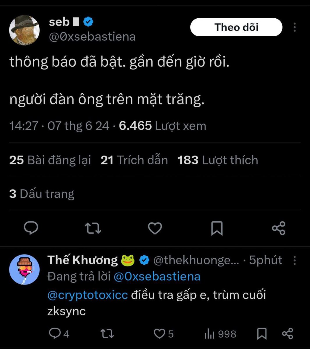 Trùm cuối zksync nói tiếng việt à ae
Nịt soon 😂😂😂
#zksync