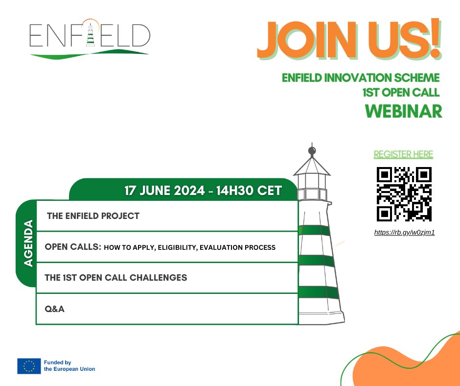 HorizonEnfield's tweet photo. 🚀 Join us for the ENFIELD Webinar: First Innovation Scheme Open Call!
📅 June 17, 2:30pm CET
🔹Get tips on applying, eligibility, &amp; evaluation
🔹Explore challenges &amp; host institutions
🔹Live Q&amp;A session
Don't miss out! Register now! 🌟
https://t.co/i1xUjcnspX https://t.co/vu2hc4glnr