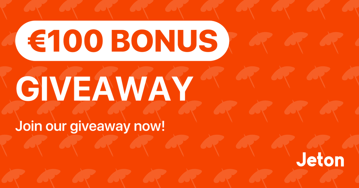 jetonpayments's tweet photo. Weekend Giveaway ⛱️

We’re spreading the summer joy by offering Jeton users a chance for a total of €100 BONUS! 
 
Rules are simple: 
 
✅ Follow @jetonwallet
👍🏻 Like and Repost this post
✈️ Reply to this post with your favourite summer destination
🎁 Five lucky Jeton users will be randomly selected among eligible participants and awarded €20 BONUS each

Good luck! 🚀
 
* Participation ends at 11:59 pm GMT on Sunday, 9th June 2024.
* Winners will be announced on Monday, 10th June 2024.
* You must have a verified Jeton account to participate in this giveaway.
*This promotion is not valid for Jeton users located in the UK and Turkey.

#jeton #onlinepayments #moneytransfer #xgiveaway #giveaway #bonus