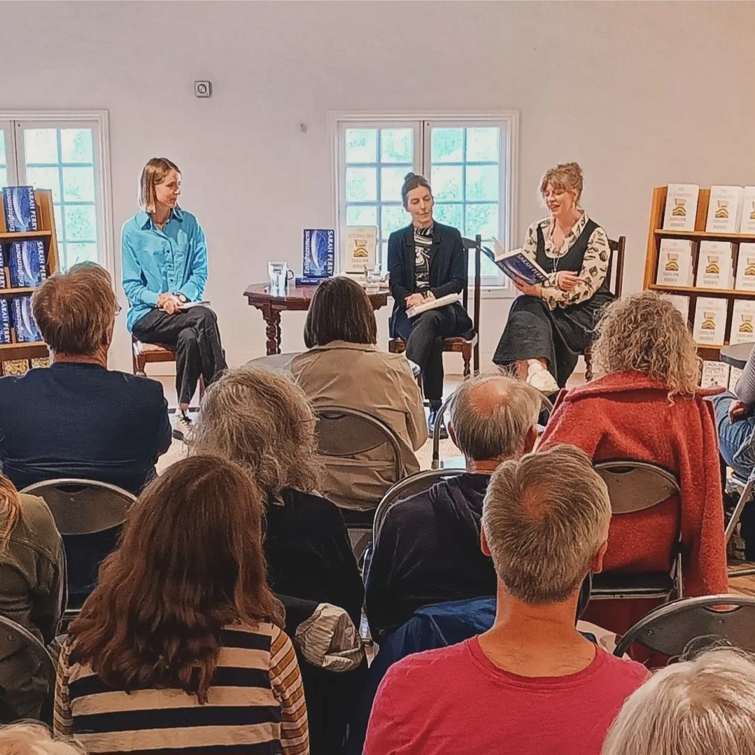 KAWilko's tweet photo. I had an excellent time speaking to @CaoilinnHughes and Sarah Perry on Wednesday talking about The Alternatives and Enlightenment, two incredible novels that everyone should buy! https://t.co/el9vdYGuCk