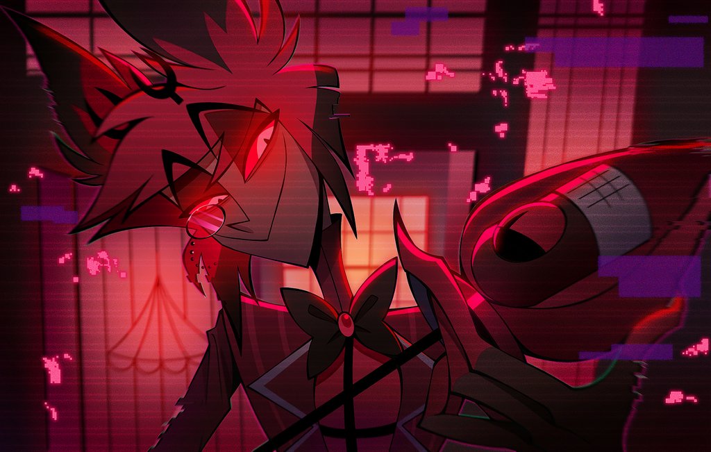 그 장면 in my style
#HazbinHotelAlastor
