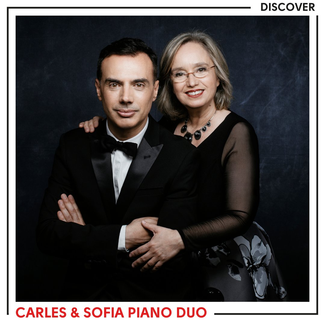 DISCOVER
<a href="/CarlesandSofia/">Carles&SofiaPianoDuo</a> piano duo
Experience the Artistry of Carles and Sofia Piano Duo
Carles Lama &amp; Sofia Cabruja, an epitome of artistic brilliance, stand as one of Europe's preeminent piano duos. 
Enjoy their fantastic recording "Schubert Fantasy" 
open.spotify.com/album/2wi8tK32…