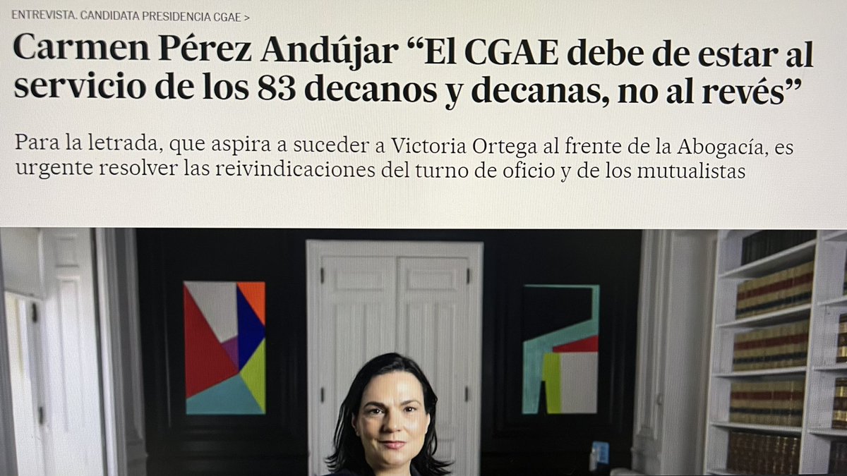 Y yo q pensaba q el CGAE debía estar al servicio de TOD@S L@S ABOGAD@S.