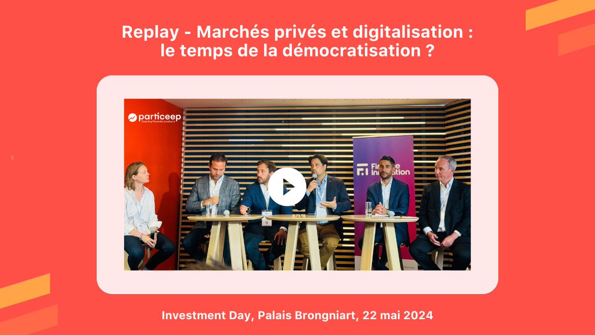 #Event – Replay de l'Investment Day - Digitalisation et Démocratisation des Marchés Privés 🌐

Nous avons participé à la table-ronde passionnante lors de l'#InvestmentDay sur "Marchés privés et digitalisation : le temps de la démocratisation".

🔗Détails : bit.ly/3x7HG1y