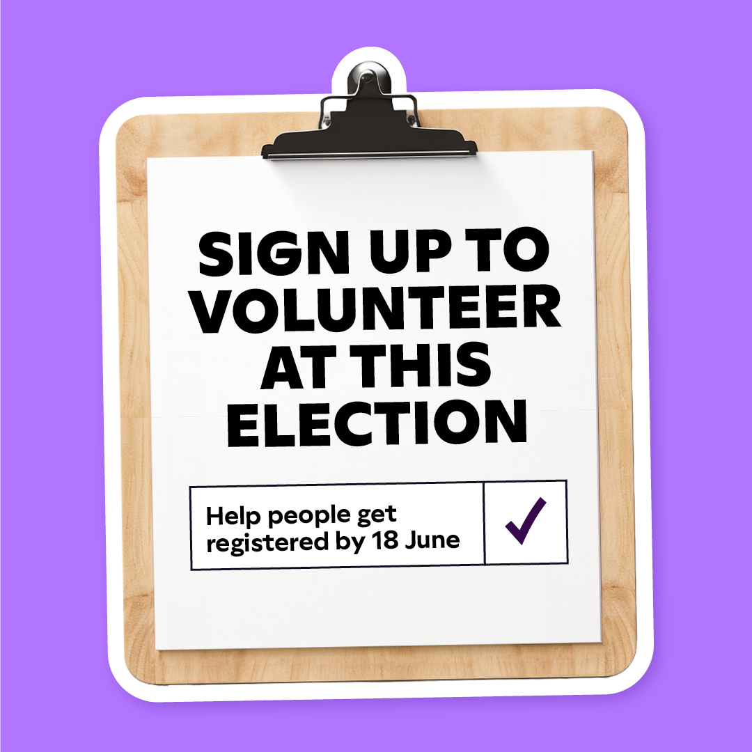 Looking for a way to make a difference at this election?

Join our volunteer texting or calling team to help people get registered to vote ➡️ bit.ly/justregistervo…