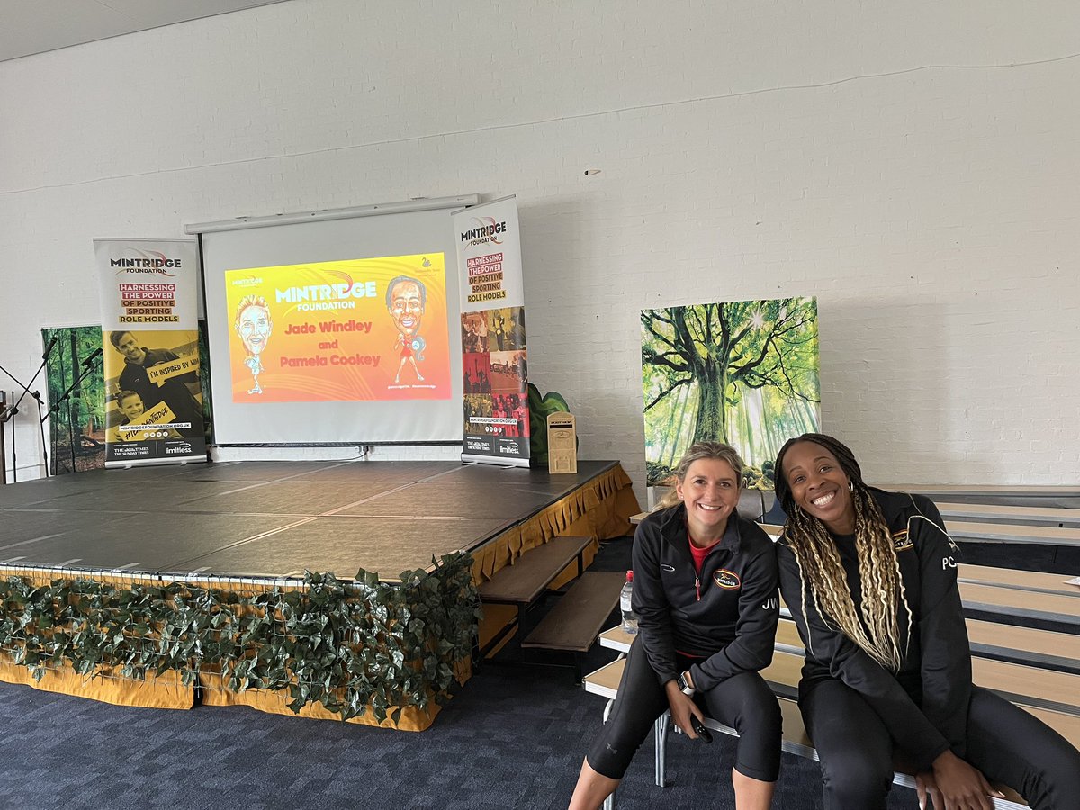 MintridgeFDN's tweet photo. πThe Dream Team have arrived at @SbSPrimary!π
We are going to have a brilliant day of Tennis and Netball with @jade_windley and @PamelaCookey today. πΎπ
#InspiringProgrammes #SportingRoleModels #Tennis #Netball #TeamMintridge https://t.co/AYszsAPCcb