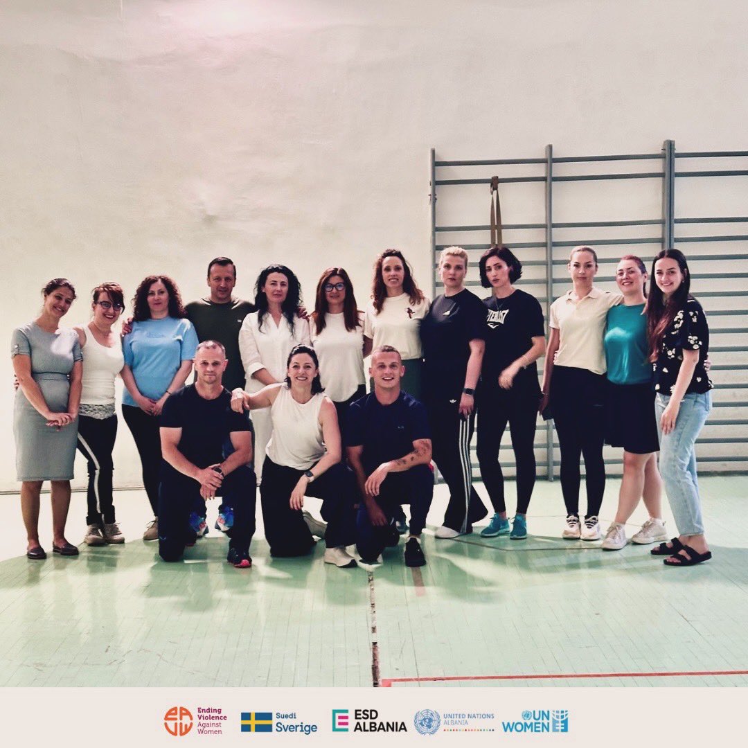 This week, I had the pleasure to present the ESD (Empowerment Self Defense) method to professors at the University of Sports in Tirana. Participants showed great interest and deemed it necessary for national dissemination. W/ <a href="/unwomenalbania/">UN Women Albania</a> <a href="/SwedeninAL/">Sweden in Albania</a> @ESDAlbania