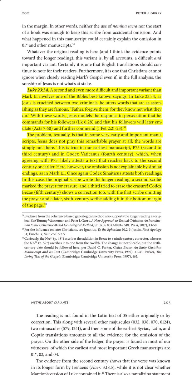 invitingtheolog's tweet image. Did Jesus really say &quot;Father, forgive them&quot; in Luke 23:34, or is this just another case of ancient scribes playing fast and loose? Manuscripts can&apos;t seem to agree, so why should we? #TextualCriticism #BibleMysteries #ScholarlyDrama 

Like, Share &amp;amp; Retweet