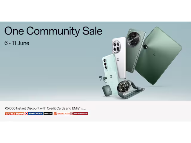 CNNnews18's tweet photo. Up to ₹12,000 off flagship devices, FREE OnePlus Watch 2 with OnePlus Open, and much more! The OnePlus Community Sale is ON! Shop amazing deals on all your favorite devices. 

#OnePlusCommunitySale #UpgradeYourTech 

https://t.co/3PLy10zwZq https://t.co/Zo1LDoz85B