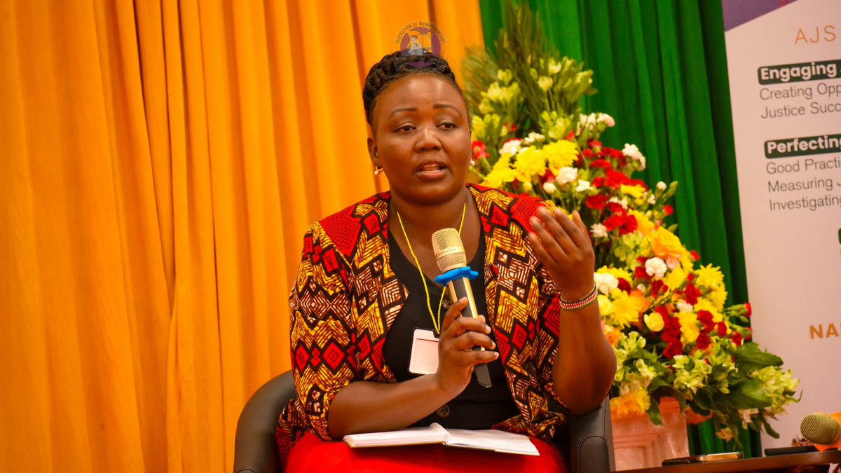 fidakenya's tweet photo. FIDA Kenya's Deputy Executive Director (DED) and Head of Programmes, Janet Anyango, was a panellist at the ongoing #AJSConference at @lawkabarak in Nakuru County. She highlighted how FIDA Kenya started implementing versions of AJS in the early 1990s when women requested the... https://t.co/NNH5w9nRGZ