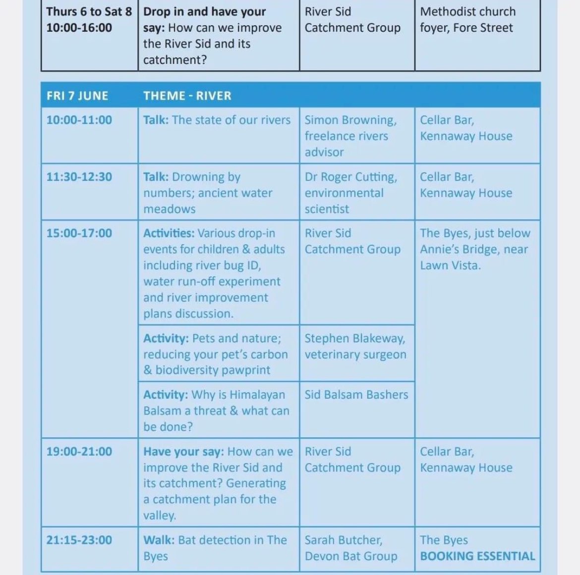 ruthlf77's tweet photo. The Sidmouth Biodiversity Festival takes place this weekend Friday 7 to Sunday 9 June. The programme flyer is available this week from the Tourist Information Centre, library and Kennaway House. Full details on our website https://t.co/KoAWVimOdP 🌻🌳🐞🦀
Kennaway House https://t.co/AX9p2Onngm