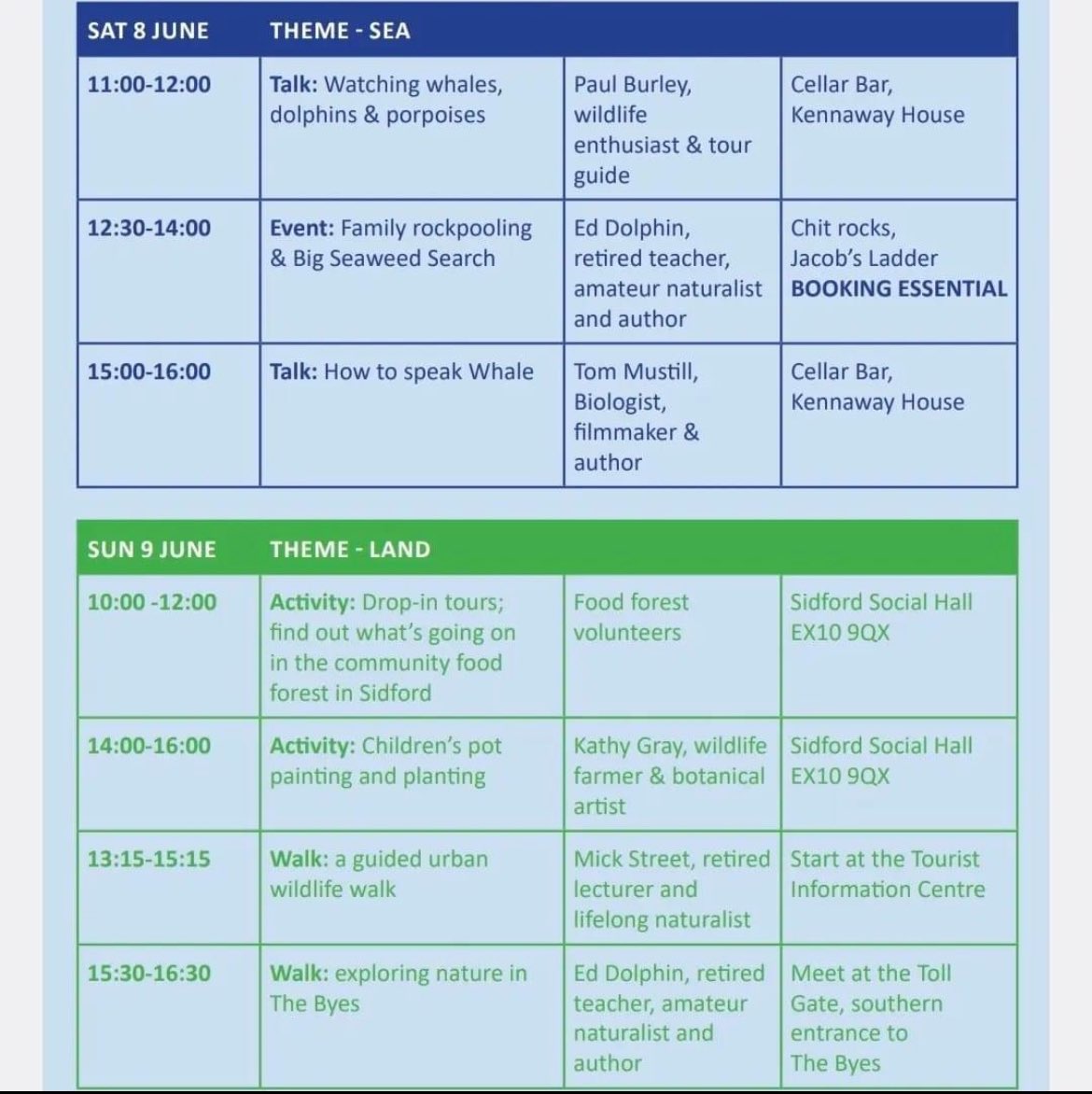 ruthlf77's tweet photo. The Sidmouth Biodiversity Festival takes place this weekend Friday 7 to Sunday 9 June. The programme flyer is available this week from the Tourist Information Centre, library and Kennaway House. Full details on our website https://t.co/KoAWVimOdP 🌻🌳🐞🦀
Kennaway House https://t.co/AX9p2Onngm