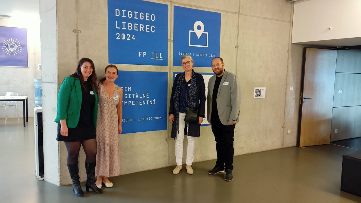 NPI_CR's tweet photo. V Liberci se koná dvoudenní konference DigiGeo, zaměřená na digitální kompetence (nejen) v geografickém vzdělávání. Konferenci pořádá @TULiberec a my jsme hrdým partnerem.
#myjsmenpi #myjsmedigi #npodigi #npinastanku https://t.co/H9PWIJzUHn