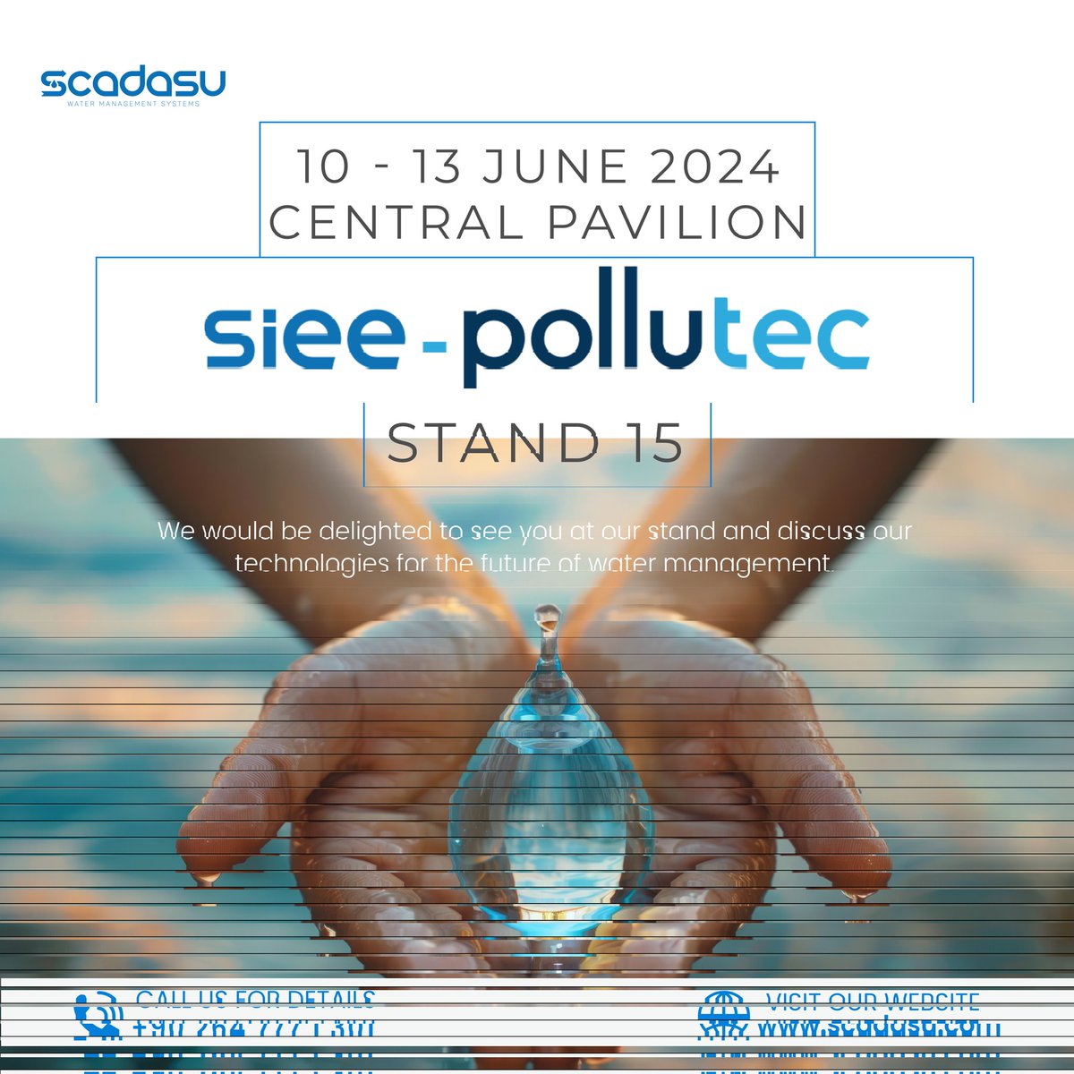 scadasu's tweet photo. We Invite You to Visit Our Booth for the Latest in Water Management Technologies

Join us at our booth to discover innovative ways to optimize water usage, enhance efficiency, and promote sustainability. https://t.co/646QkjTJ7p