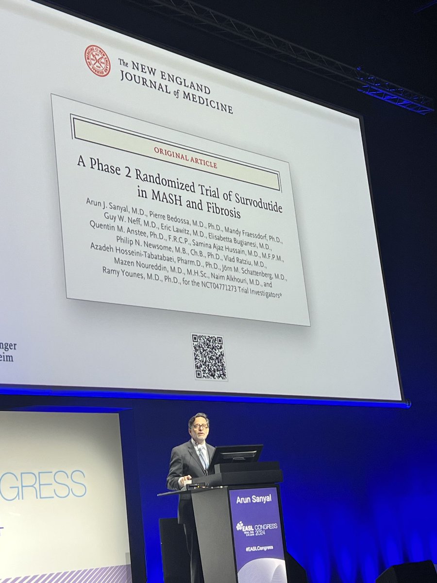 Mazen Noureddin, MD, MHSc (@noureddinmd) on Twitter photo Hot off the press: Survodutide efficacy in#MASH including both MASH resolution & fibrosis improvement presented <a href="/EASLedu/">EASL Education</a> and published <a href="/NEJM/">NEJM</a> today! <a href="/ArunJSanyalVCU/">Arun J. Sanyal</a> <a href="/AlkhouriNaim/">Naim Alkhouri</a> <a href="/RamyYounes9/">Ramy Younes, MD, PhD</a> #livertwitter Hot off the press: Survodutide efficacy in#MASH including both MASH resolution & fibrosis improvement presented <a href="/EASLedu/">EASL Education</a> and published <a href="/NEJM/">NEJM</a> today! <a href="/ArunJSanyalVCU/">Arun J. Sanyal</a> <a href="/AlkhouriNaim/">Naim Alkhouri</a> <a href="/RamyYounes9/">Ramy Younes, MD, PhD</a> #livertwitter