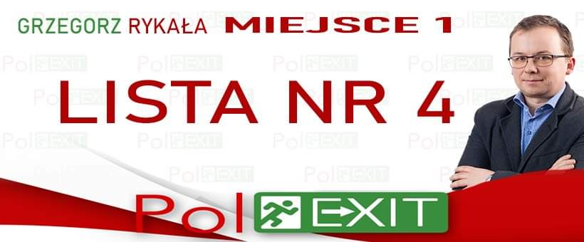 RafalK___'s tweet photo. Podkarpacka jedynka #Polexit @partiaPolEXIT Grzegorz Rykała https://t.co/D9yWs3X9kz