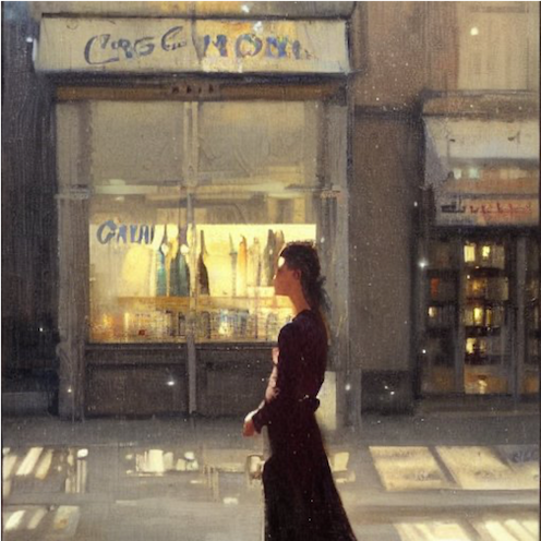 Woman in front of a store – a 1/1 #NFTartwork that's a must for dedicated #nftcollector #nftcollectors . Elevate your #NFTCollections or #NFTGallery with this unique piece.

#NFTCommunity #NFT #nftart #nftarti̇st #NFTs #OpenseaNFTs 

opensea.io/assets/matic/0…