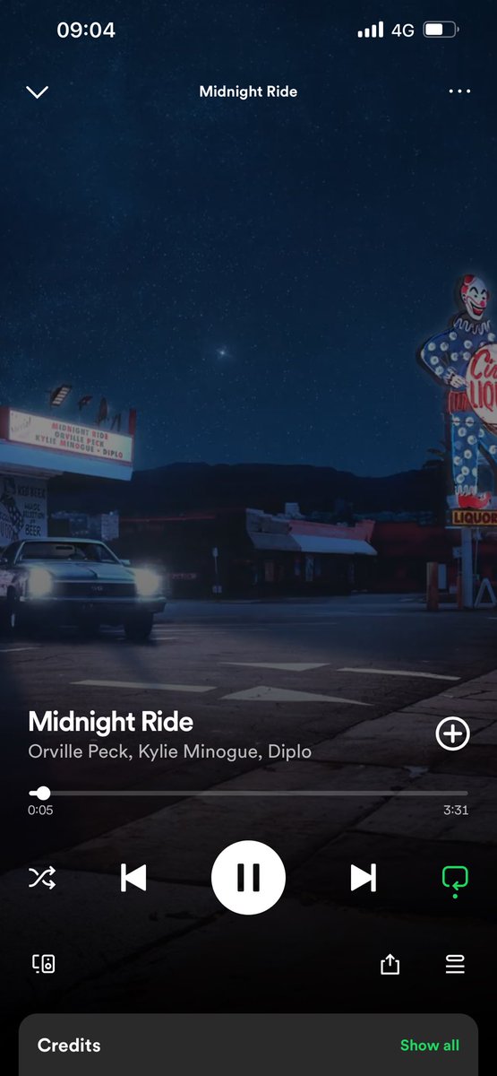 adrianclarkson's tweet photo. This is an absolute BANGER!!! ❤️ @kylieminogue @orvillepeck @diplo #MidnightRide https://t.co/9b9W1nXfD4