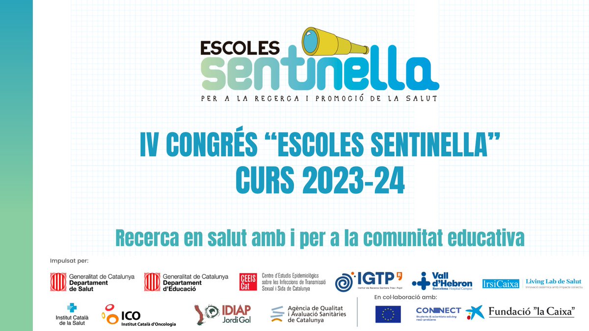 ceeiscat's tweet photo. Avui som a @CosmoCaixa_CAT per celebrar el IV Congrés de la Xarxa Escoles Sentinella impulsada pels Departaments @salutcat i @educaciocat 
L'alumnat de diversos centres educatius participants a la xarxa presenten els resultats de les seves intervencions de recerca participativa https://t.co/OLdCJWFyaZ