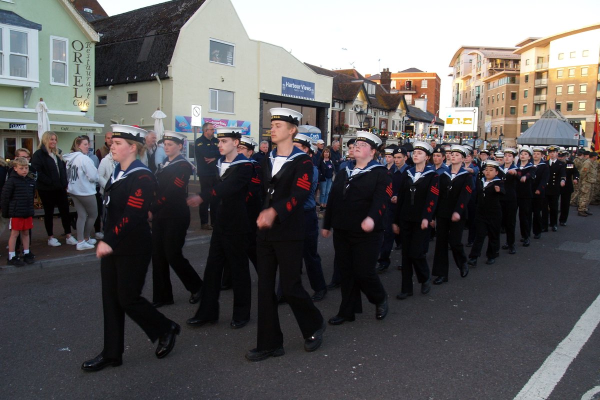 We were honoured to lead the parade commemorating the 80th Anniversary of D-Day, on Poole Quay.

Joining Civic Dignitaries for the lighting of a commemorative flame, the cadets paused by the US Coastguard Memorial, as Poole was where thousands of US troops embarked in 1944.