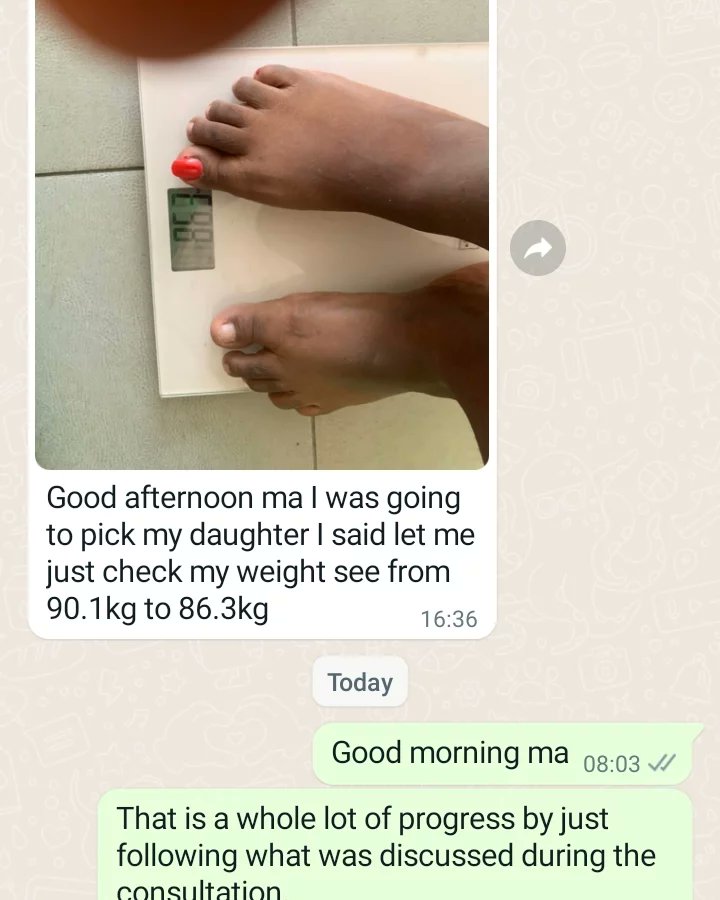 cncsmartfood's tweet photo. TESTIMONIAL FRIDAY

Testimonials and reviews tell it all; that the services we provide have a proven track record.

Call/text 09046758079/ 07089873497

Or visit our website https://t.co/BI5XIhWoQi to find out more

#reviewsandtestimonials 
#MyHealthMyRight 
#dietitianknowsbest https://t.co/rGLthp1OCP