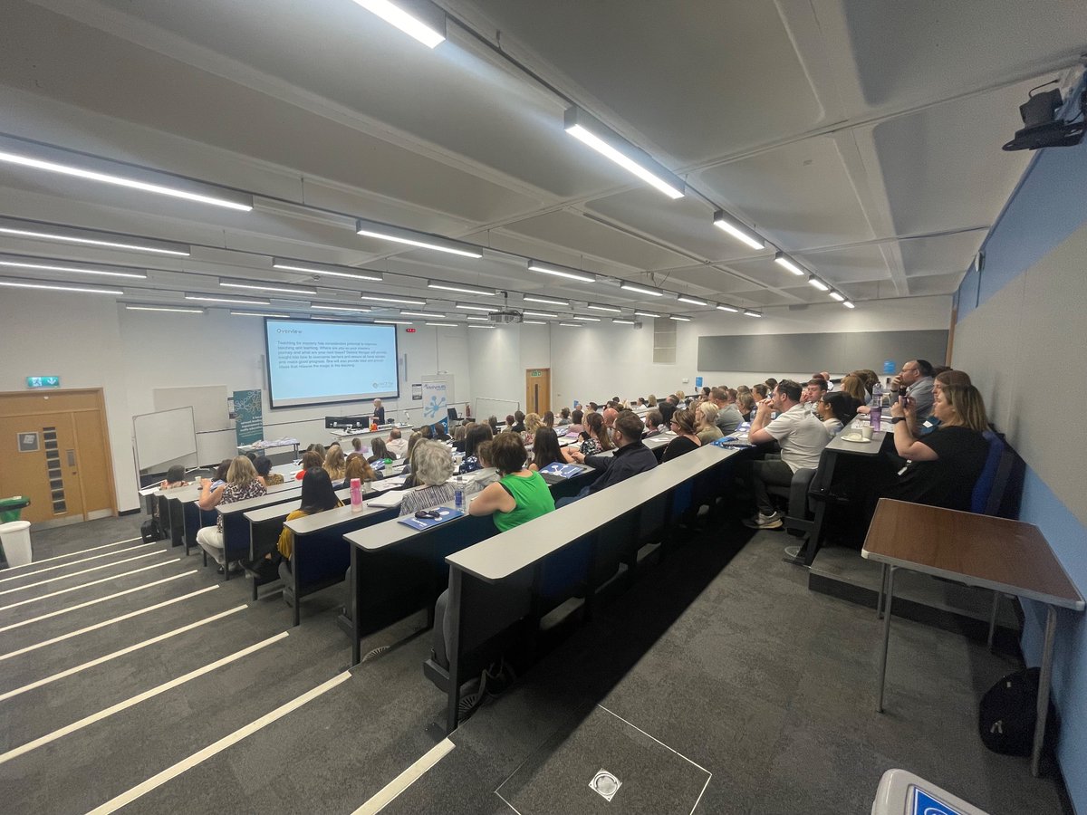 MatrixMathsHub's tweet photo. The Matrix Mastering Maths summer conference is underway with the incredible Debbie Morgan @ThinkingMaths opening for us! An exciting day of all things Maths 🧮😁 https://t.co/ob6SOWwAdH