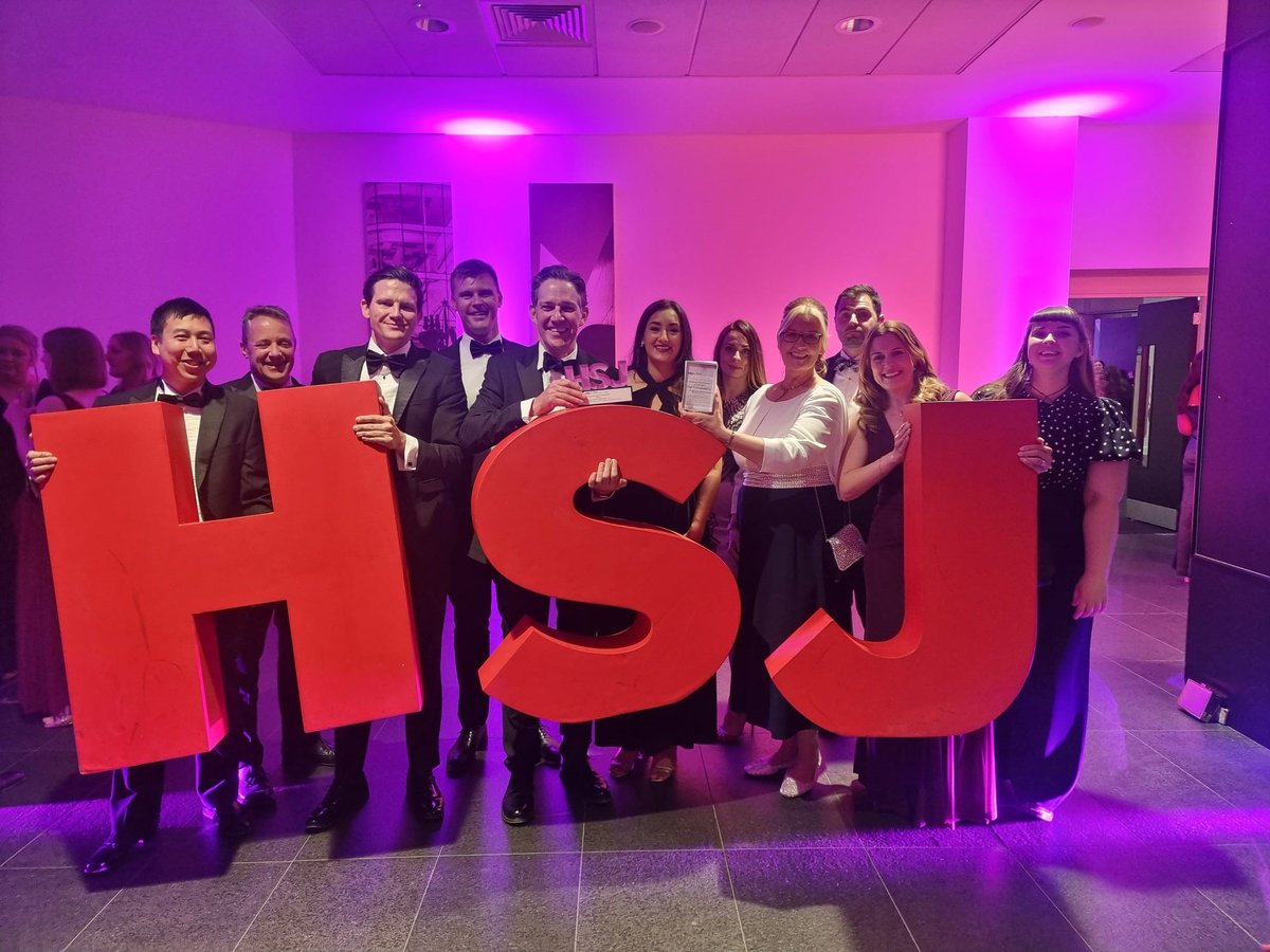 HDFT’s HaPPi (Harrogate Post Procedure Patient Innovation) project was honoured to win the Supporting Elective Recovery through Digital category at the prestigious #HSJDigitalAwards last night.

Congratulations to our winning team.

#PKB