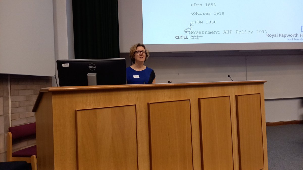CUH Nurse, Midwife & AHP Research (@cuh_nmaresearch) on Twitter photo Moving on to Pippa Hales from <a href="/RoyalPapworth/">Royal Papworth Hospital NHS FT 💙</a> speaking about her work looking at #AHP professional identity. Moving on to Pippa Hales from <a href="/RoyalPapworth/">Royal Papworth Hospital NHS FT 💙</a> speaking about her work looking at #AHP professional identity.