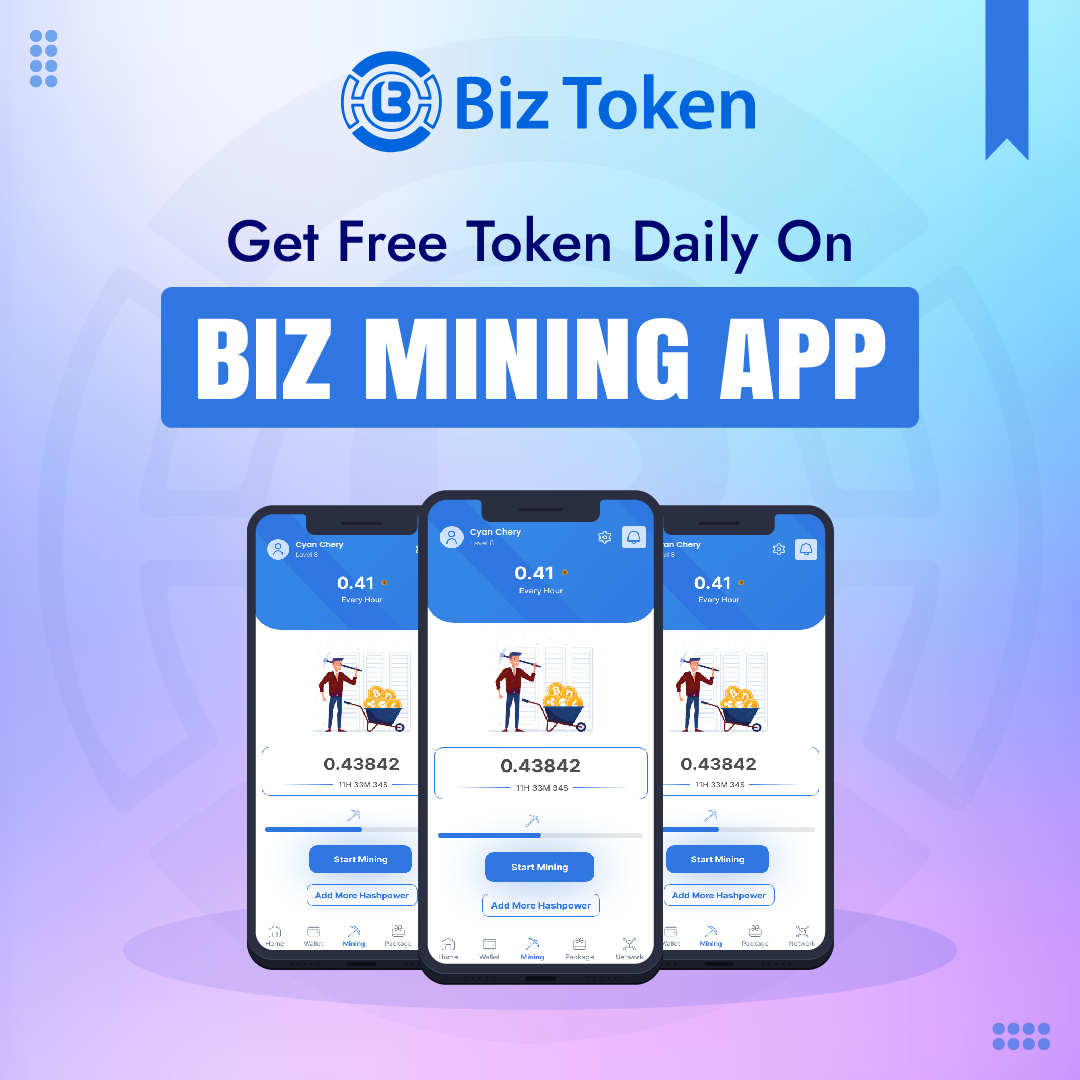 bizeglobal's tweet photo. You can win daily tokens by Biz mining app.🚀

🪩More info: https://t.co/R1Myudnp4B

#BIZTokens #Bizmining #Dailytoken #Bizecosystem #FreeToken https://t.co/16cnUnAYHh