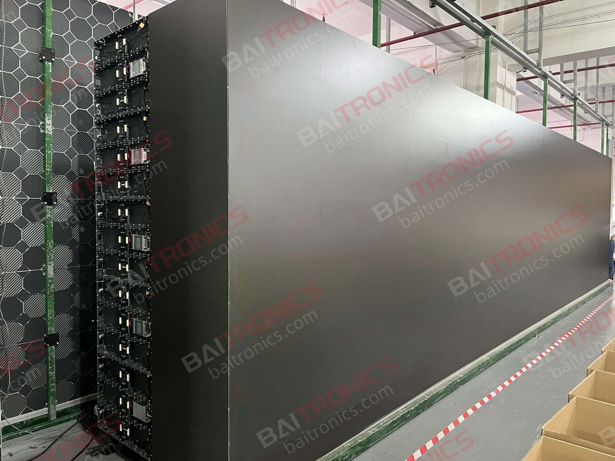 BAITRONICS's tweet image. ✨P1.25 P1.53 P1.86 P2 P2.5
Perfect for control centers, conference rooms, studios, and stadiums. 
🌐baitronics.com/cob-led-screen/
#HDLEDscreen #SportsEnthusiasts #LEDDisplay #StarbucksFinland #SportsInHD #ImmersiveExperience #LEDvideowall #COBLEDscreen #sportsbroadcast #Anticollision