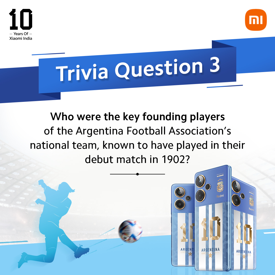 RedmiIndia's tweet photo. Time for the final question of Round 1! 
Who's ready to nail this one? 
Share your answers with #WorldChampionsEdition. Don’t forget to follow @RedmiIndia on Instagram to qualify for the contest prize.

👉 https://t.co/6kj254dHpl https://t.co/Bca5gF1Axp