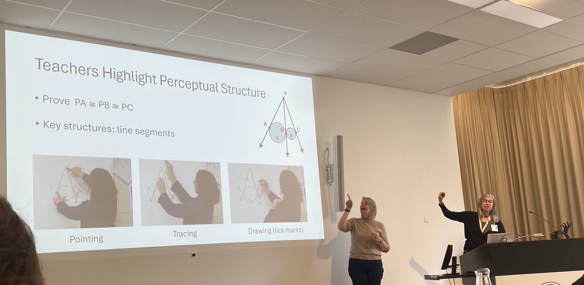Multimodallang's tweet photo. @mwalibali gives a great keynote on how teachers and students recruit multimodal strategies in learning and transmitting mathmatical knowledge #languageofthebody #IMPRS2024 @MPI_NL https://t.co/5bYoaBBksF