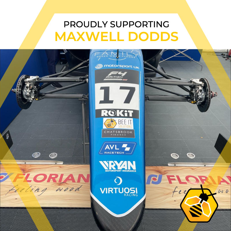 beeitsolutions1's tweet photo. Bee IT Solutions are proudly supporting Maxwell Dodds and the Virtuosi Racing team in the F4 British Championship this season.
Catch him this weekend 08 - 09 June at Thruxton Circuit in Hampshire
#VirtuosiRacing #MaxwellDodds #F4BritishChampionship https://t.co/cyFE1HTKPt