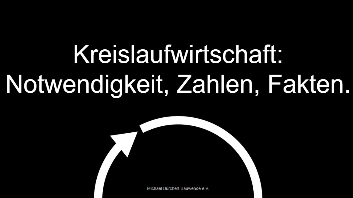 Kurzer Vortrag zum aktuellen Stand der #Kreislaufwirtschaft [🧵] und Klimaschutz am Bau.
Habe ich gerade gehalten, ist zu wichtig ist um in der Schublade zu verschwinden.