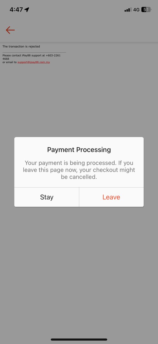 flamebone14's tweet photo. @ShopeeMY hi..kenape saya nak checkout via online keluar error ni? https://t.co/6e80EP3CyC