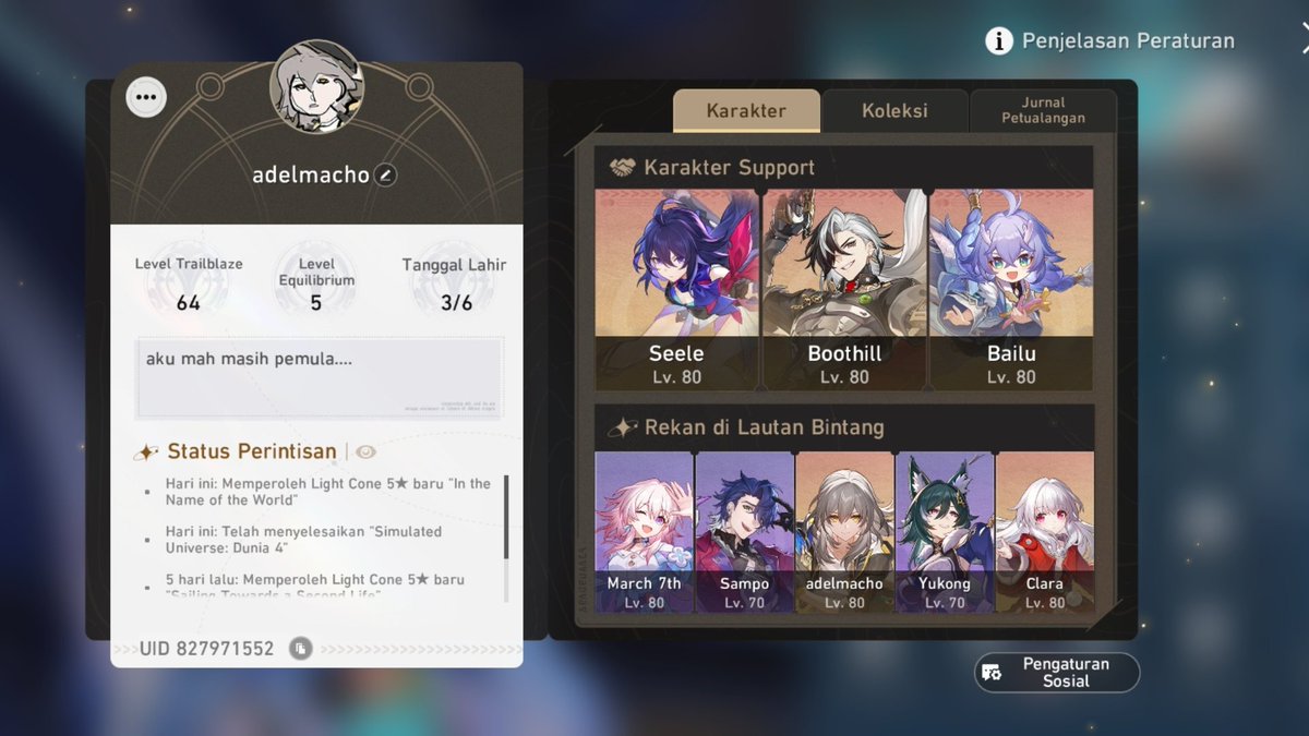 hanununue's tweet photo. ADD ME I NEED UR SUPPORT 😭🙏 #HonkaiStarRail https://t.co/h8kK4nI3zU