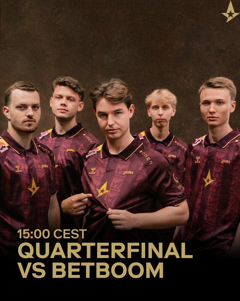 Friday = Quarterfinals 🔥

We're playing the first BO3 of the day, starting at 15:00 CEST.