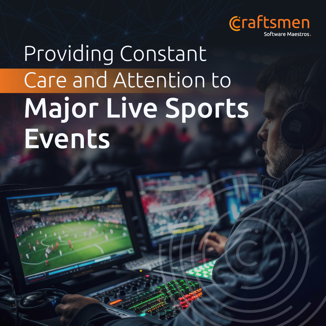 Our 24/7 live support ensures smooth sports events with top-tier tech and expert care.

Learn more: craftsmensoftware.com
Reach out to us at: sales@craftsmensoftware.com

#Craftsmen #LiveSportsEvents #BroadcastingMedia