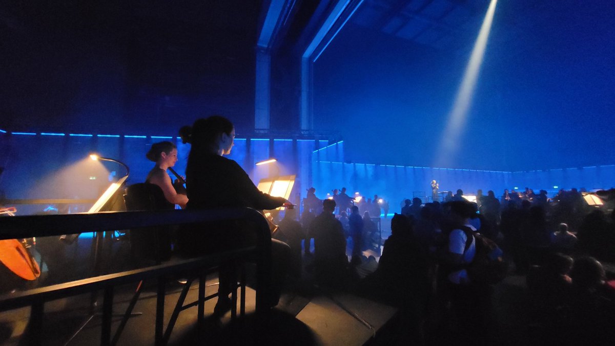 AdamComstive's tweet image. Loved this. Absolutely unique way to experience orchestral music. Spent much of the time with our head in the bass bins.